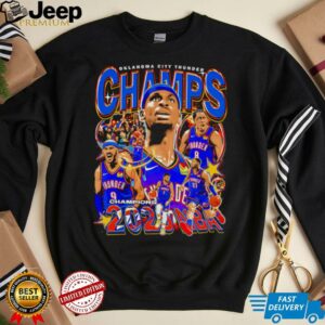 Oklahoma City Thunder Champs 2025 NBA graphic shirt Oklahoma City Thunder Champs 2025 NBA graphic shirt