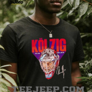 Olie Kolzig mask signature Washington Capitals Shirt