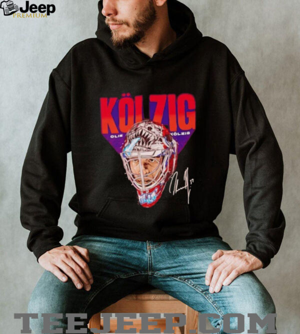 Olie Kolzig mask signature Washington Capitals Shirt