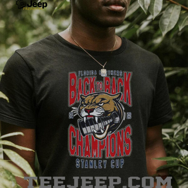 Panther bites trophy Florida Panthers Stanley Cup Champions 2024 2025 shirt
