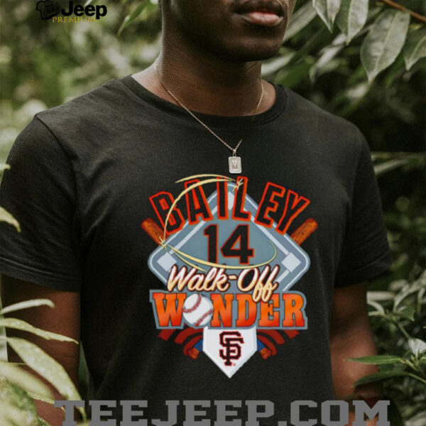 Patrick Bailey 14 San Francisco Giants Walk Off Wonder shirt
