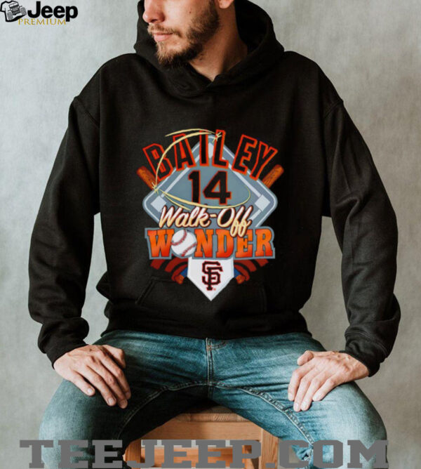 Patrick Bailey 14 San Francisco Giants Walk Off Wonder shirt