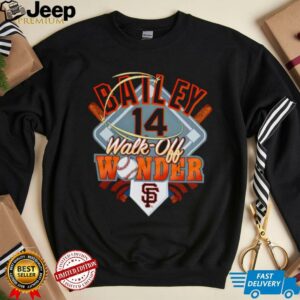 Patrick Bailey 14 San Francisco Giants Walk Off Wonder shirt