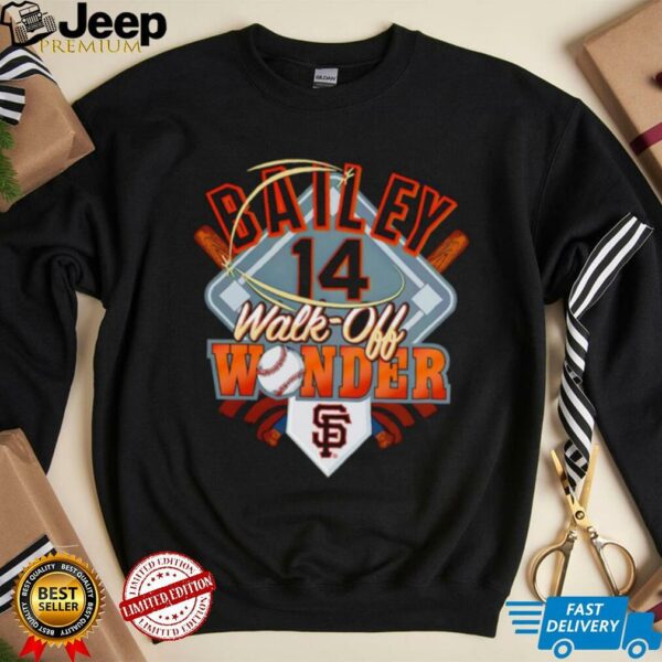 Patrick Bailey 14 San Francisco Giants Walk Off Wonder shirt