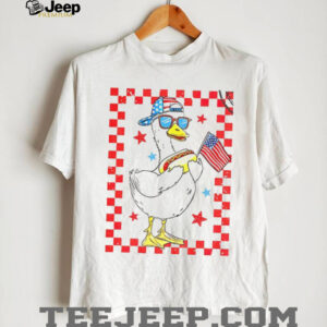 Patriotic Boy Goose 4th July Independence Boy shirt