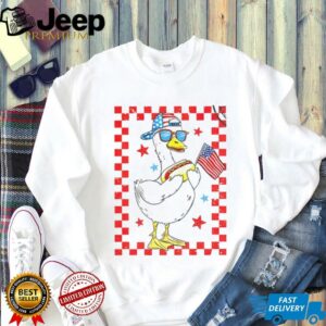 Patriotic Boy Goose 4th July Independence Boy shirt
