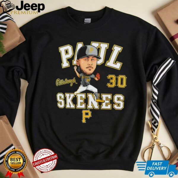 Paul Skenes #30 Pittsburgh Pirates Baseball player caricature shirt
