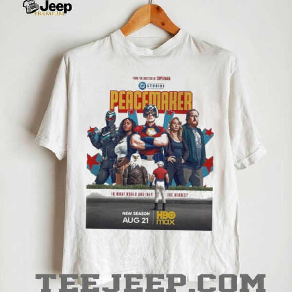 Peacemaker Season 2 Wall Reflection Art With Heroic Parody Theme On August 21 T shirts