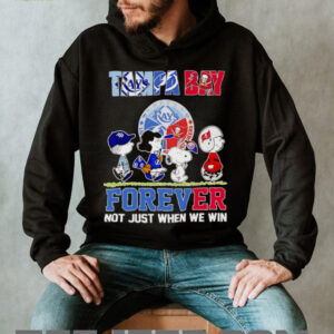 Peanuts Tampa Bay sports forever not just when we win shirt