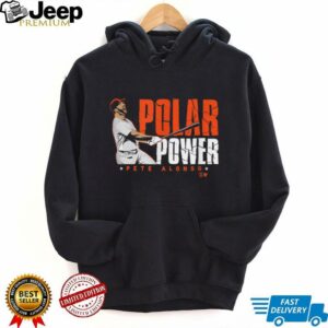 Pete Alonso   Polar Power   New York Baseball T Shirt