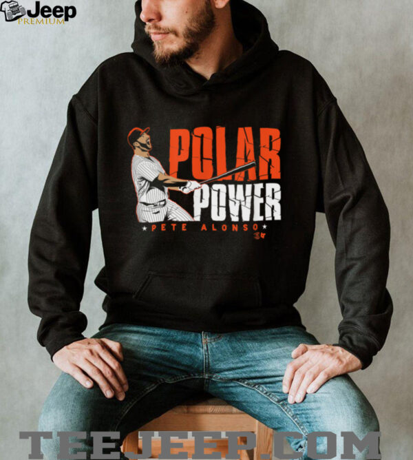 Pete Alonso   Polar Power   New York Baseball T Shirt