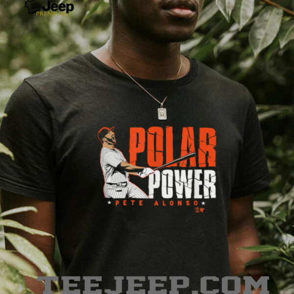 Pete Alonso   Polar Power   New York Baseball T Shirt