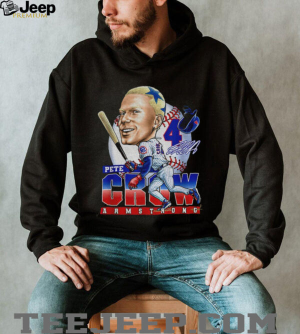 Pete Crow Armstrong Chicago Baseball cartoon big head MLB 2025 signature shirt