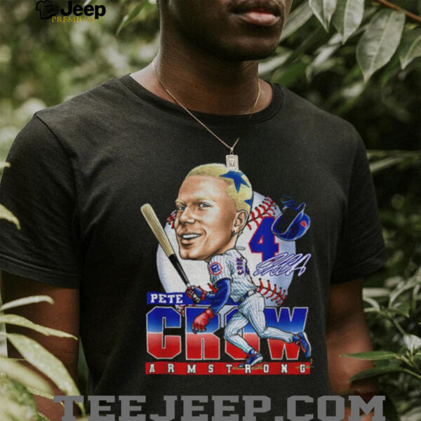 Pete Crow Armstrong Chicago Baseball cartoon big head MLB 2025 signature shirt