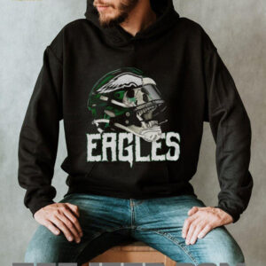 Philadelphia Eagles skull helmet gift for fans shirt