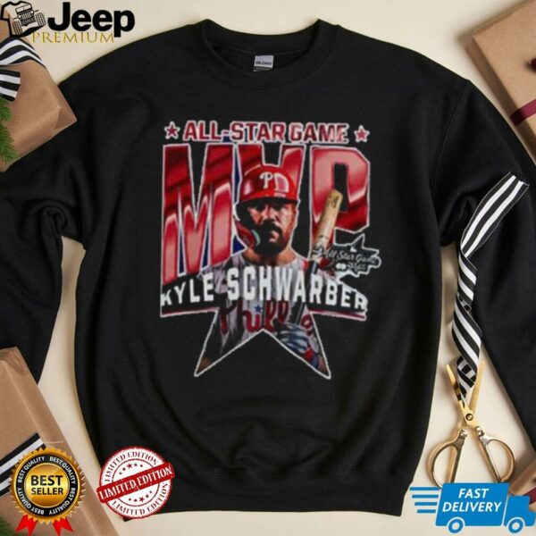 Philadelphia Phillies Kyle Schwarber 2025 MLB All Star Game MVP Graphic Two Sided Shirt