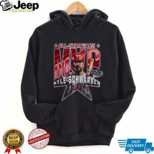 Philadelphia Phillies Kyle Schwarber 2025 MLB All Star Game MVP Graphic Two Sided Shirt