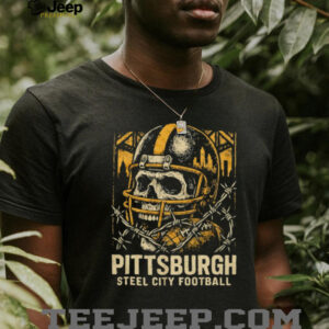 Pittsburgh Steel City Football skull crackin’ helmet Shirt
