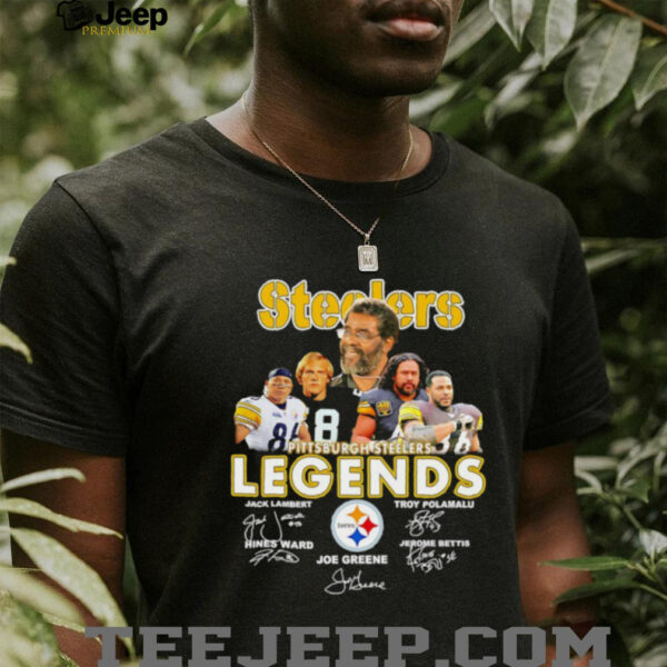 Pittsburgh Steelers Legends Jack Lambert Troy Polamalu Joe Greene signature shirt