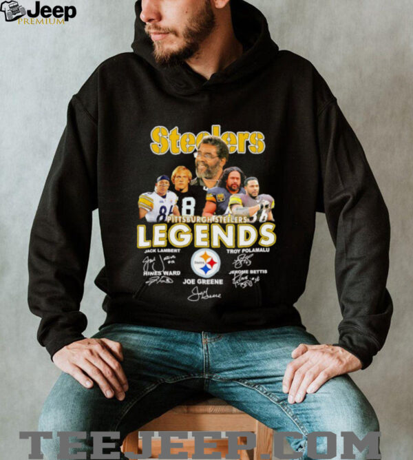 Pittsburgh Steelers Legends Jack Lambert Troy Polamalu Joe Greene signature shirt