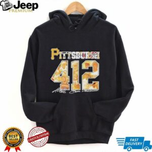 Pittsburgh pirates 412 legends signatures shirt