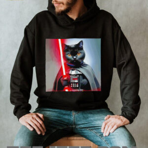 Planet cat Vader Star Wars shirt
