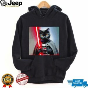 Planet cat Vader Star Wars shirt