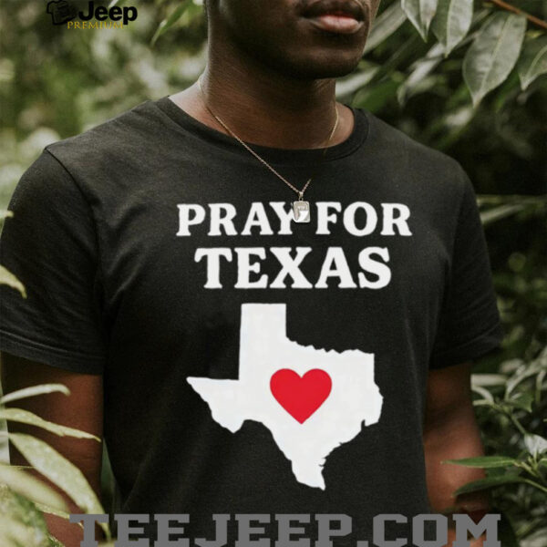 Pray for Texas State heart shirt