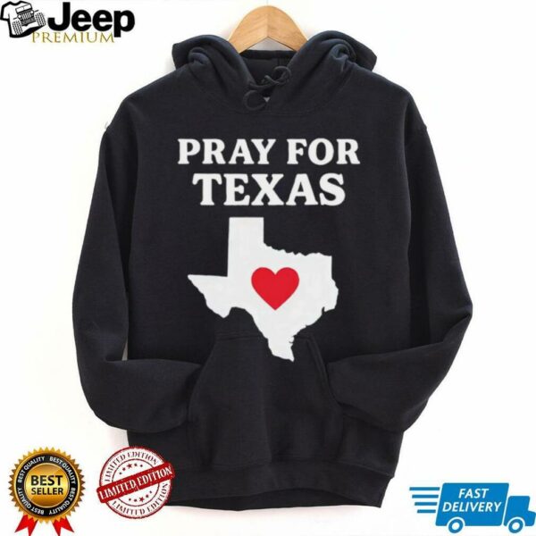 Pray for Texas State heart shirt