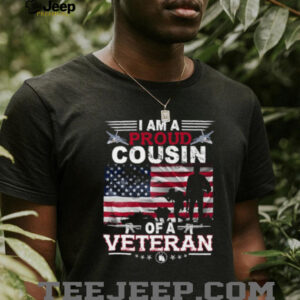 Proud Cousin Veteran Nothing Scares Patriotic Veterans Day Long Sleeve Shirt