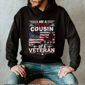 Proud Cousin Veteran Nothing Scares Patriotic Veterans Day Long Sleeve Shirt