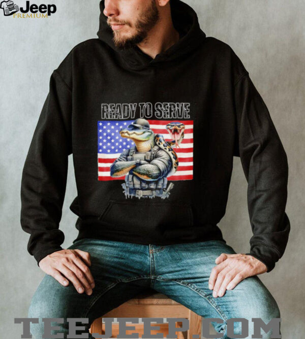 Ready to serve Alligator Alcatraz shirt