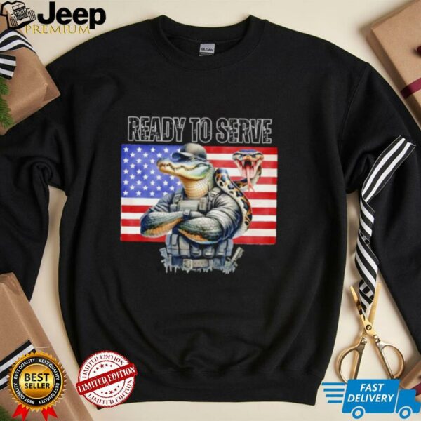 Ready to serve Alligator Alcatraz shirt