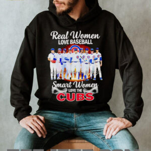 Real women love baseball smart women love the Chicago Cubs players signature shirt