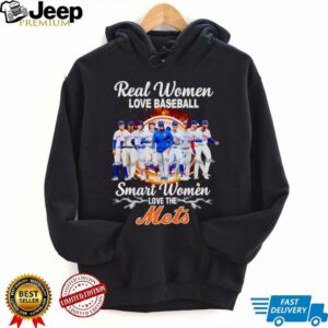 Real women love baseball smart women love the New York Mets players signature shirt