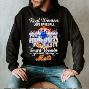 Real women love baseball smart women love the New York Mets players signature shirt