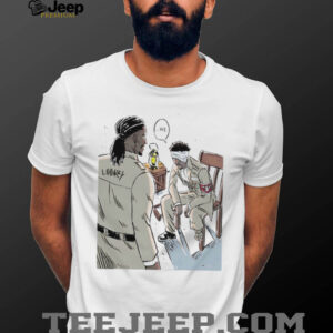 Reunion Poole and Looney Pelicans Attack On Titan anime shirt