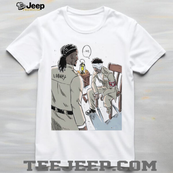 Reunion Poole and Looney Pelicans Attack On Titan anime shirt
