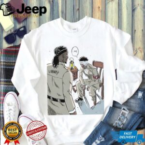 Reunion Poole and Looney Pelicans Attack On Titan anime shirt
