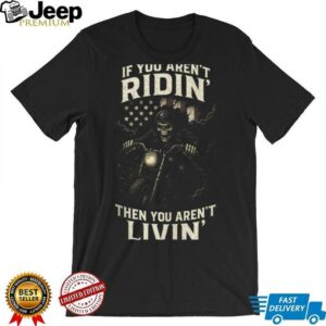 Ridin' Skull Motorcycle Adventure Vintage Shirt