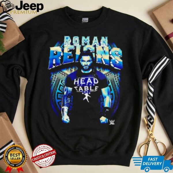 Roman Reigns WWE wearing head of the table shirt