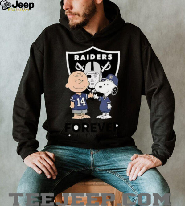 Las Vegas Raiders Charlie Brown Snoopy Raiders Forever Not Just When We Win shirt