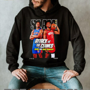 SLAM Amen and Ausar Thompson attack of the clones shirt