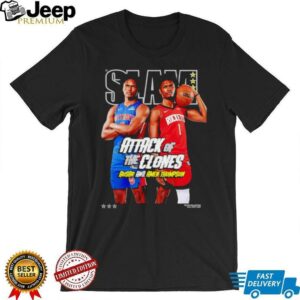 SLAM Amen and Ausar Thompson attack of the clones shirt