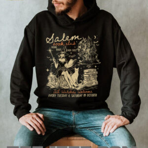 Salem Book Club Bookish Witch Spicy Book Halloween Shirt