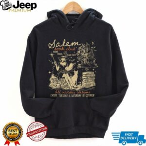 Salem Book Club Bookish Witch Spicy Book Halloween Shirt