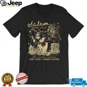 Salem Book Club Bookish Witch Spicy Book Halloween Shirt