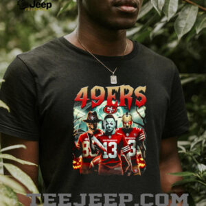 San Francisco 49Ers Halloween Horror Characters Shirt