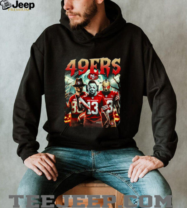 San Francisco 49Ers Halloween Horror Characters Shirt