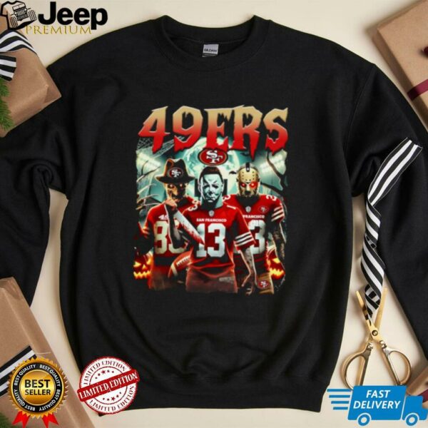 San Francisco 49Ers Halloween Horror Characters Shirt